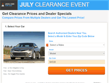 Tablet Screenshot of localcarsforless.com